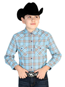 Camisa Vaquera Para Nino El General 2019-98 55% Algodón 45%Polyester Azul Claro 42500