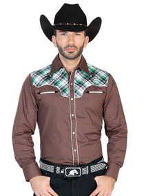 Camisa Vaquera Combinada El General 2019-108 55% Algodón 45%Poliéster Gris 42538