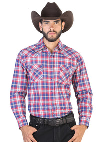 Camisa Vaquera Manga Larga El General 2019-114 55% Algodón 45%Polyester Negro/Rojo 42545