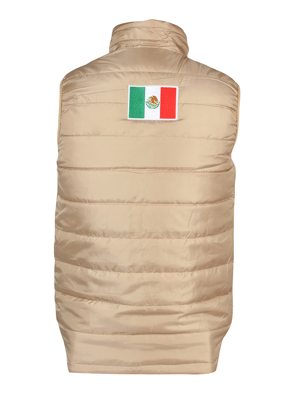 Chaleco de Hombre El General 2019-211 Casual en 100% Poliéster Color Khaki/Café 42557