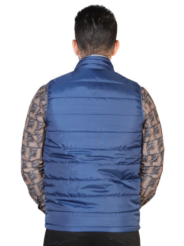 Chaleco de Hombre El General 2019-211 Casual en 100% Poliéster Color Azul/Gris 42558