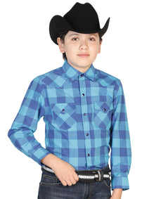 Camisa Vaquera Para Nino El General 2019-119 55% Algodón 45% Poliéster Azul 42560
