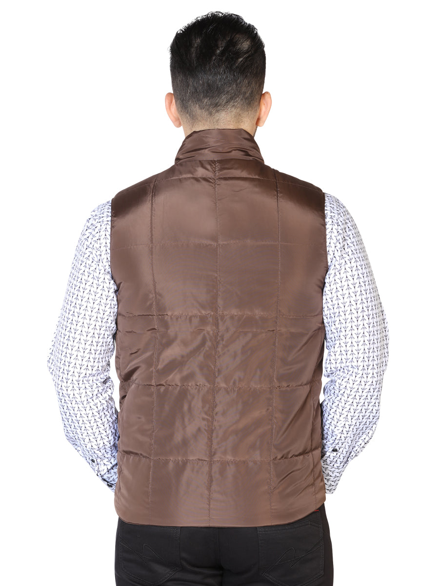 Chaleco de Hombre El General 2019-211 Casual en 100% Poliéster Color Café 42614