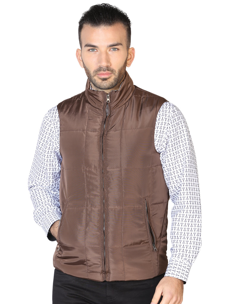 Chaleco de Hombre El General 2019-211 Casual en 100% Poliéster Color Café 42614