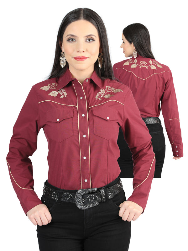 Dama Vino - Bordado Camisa 42971