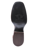 Bota Vaquera Rodeo Mujer El General Piel Crazy Bovino Chocolate - Modelo 42981