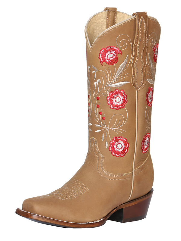 Bota Rodeo Dama El General Dam-flr-7 Piel Bovino Westing Orix 42983