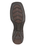Bota Vaquera Rodeo Hombre El General Piel Crazy Bovino Negro - Modelo 43002