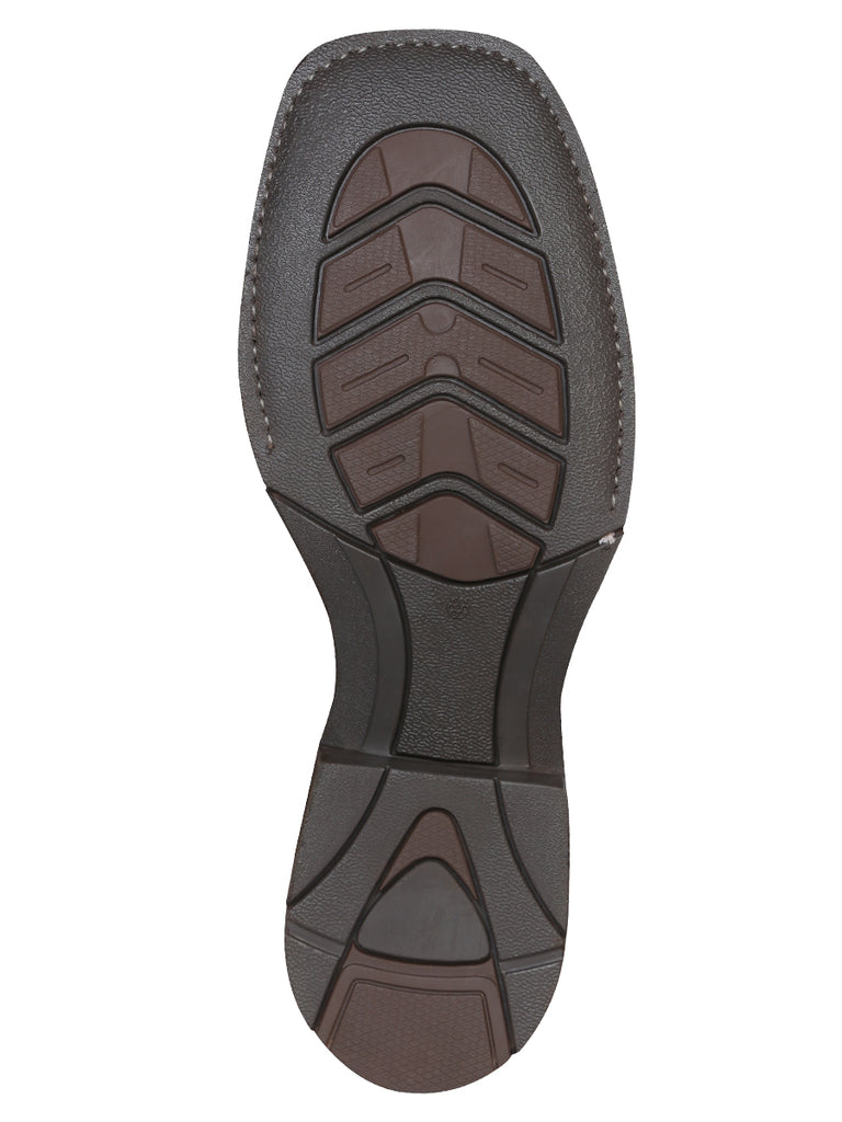Bota Vaquera de Hombre El General Rodeo en Piel Bovino Crazy Color Chocolate 43004