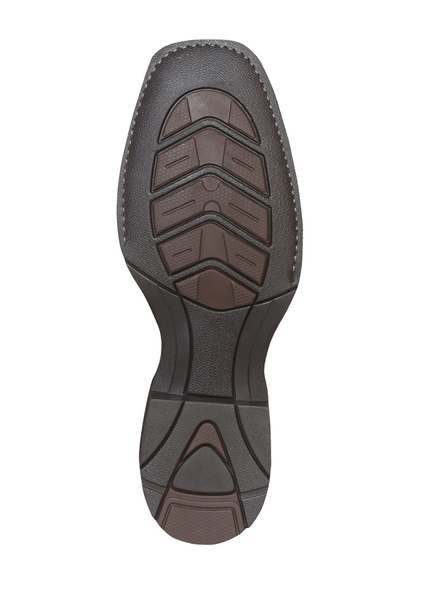 Bota Vaquera de Hombre El General Rodeo en Piel Bovino Crazy Color Tan 43005