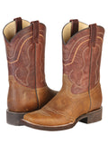 Bota Vaquera Rodeo Hombre El General Piel Floter Bovino Miel - Modelo 43012