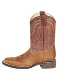 Bota Vaquera Rodeo Hombre El General Piel Floter Bovino Miel - Modelo 43012