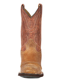 Bota Vaquera Rodeo Hombre El General Piel Floter Bovino Miel - Modelo 43012