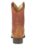 Bota Vaquera Rodeo Hombre El General Piel Floter Bovino Miel - Modelo 43012