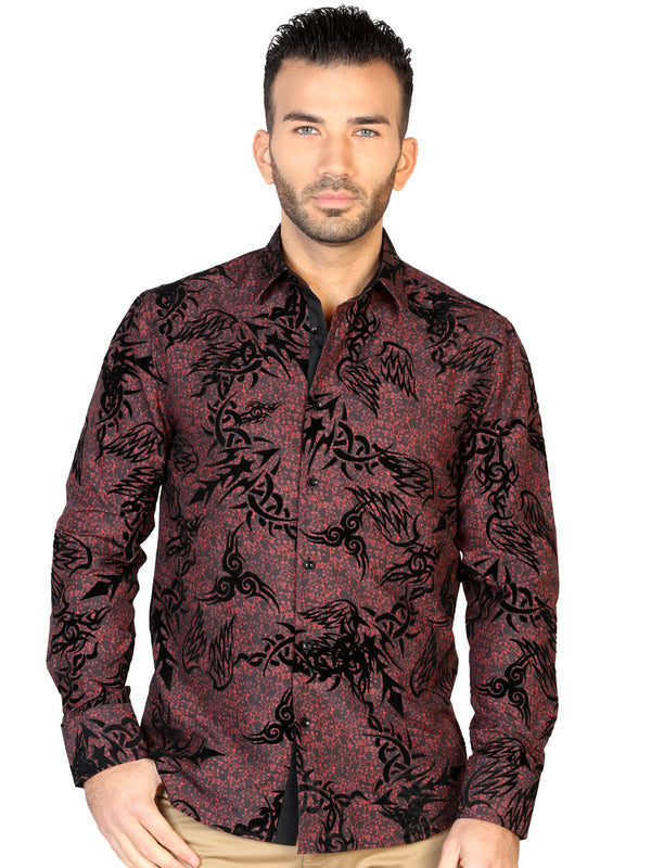 Camisa Vaquera de Hombre El General FL-03 Casual en 100% MODAL Color Negro 43132