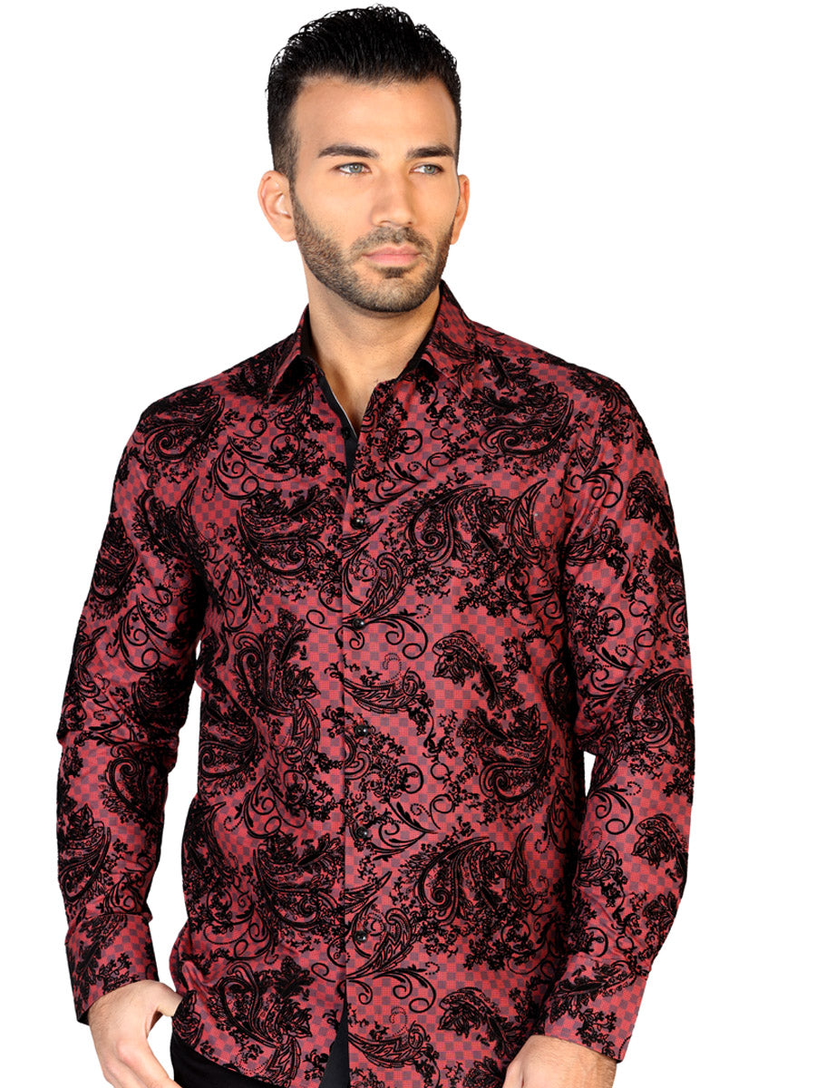 Camisa Vaquera de Hombre El General FL-04 Casual en 100% MODAL Color Azul Marino 43140