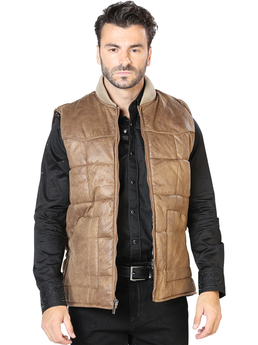 Chaleco de Hombre El General Color Tan 43318