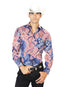 Azul Marino Casual Manga Larga Camisa 43580