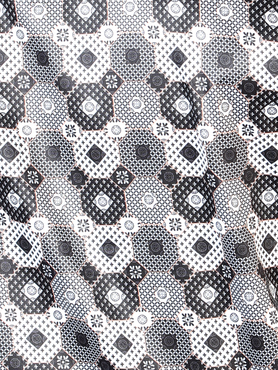Camisa Vaquera de Hombre El Señor de los Cielos Manga Larga Casual en 97% Poliéster 3% Lycra Color Negro/Gris 43939
