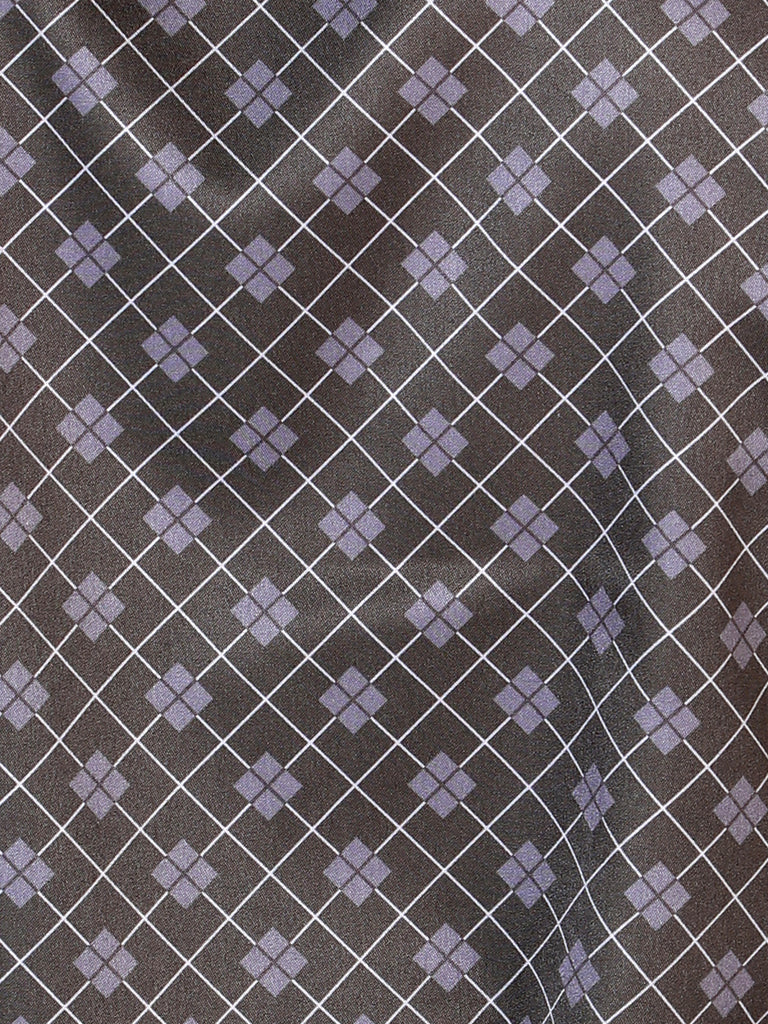 Camisa Vaquera de Hombre El Señor de los Cielos Manga Larga Broche Casual en 97% Poliéster 3% Lycra Color Café 43950