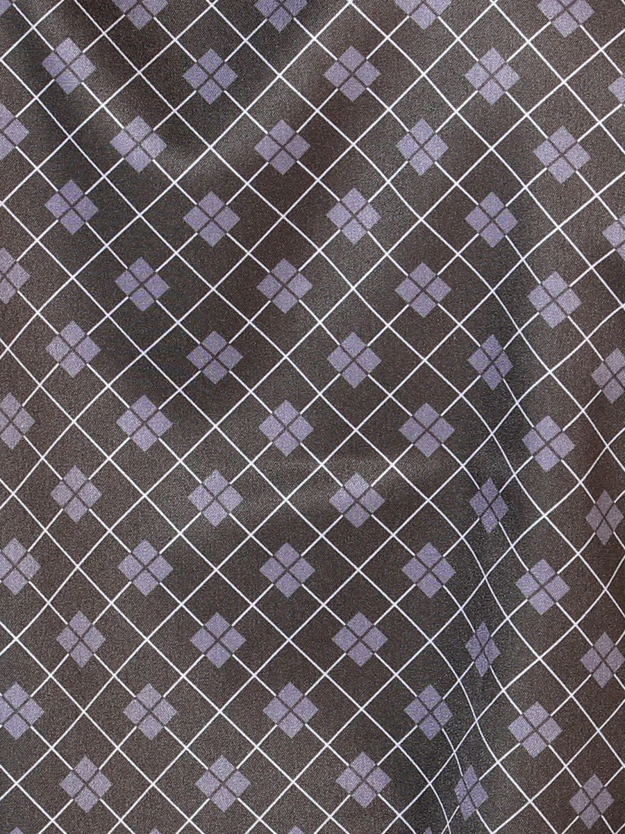 Camisa Vaquera de Hombre El Señor de los Cielos Manga Larga Broche Casual en 97% Poliéster 3% Lycra Color Café 43950