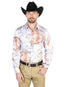 Blanco Casual Manga Larga Camisa 43993