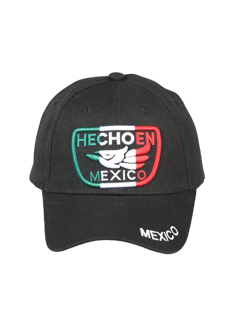 Sombrero Vaquero de Hombre El General en Tela Color Negro/Tricolor 44373