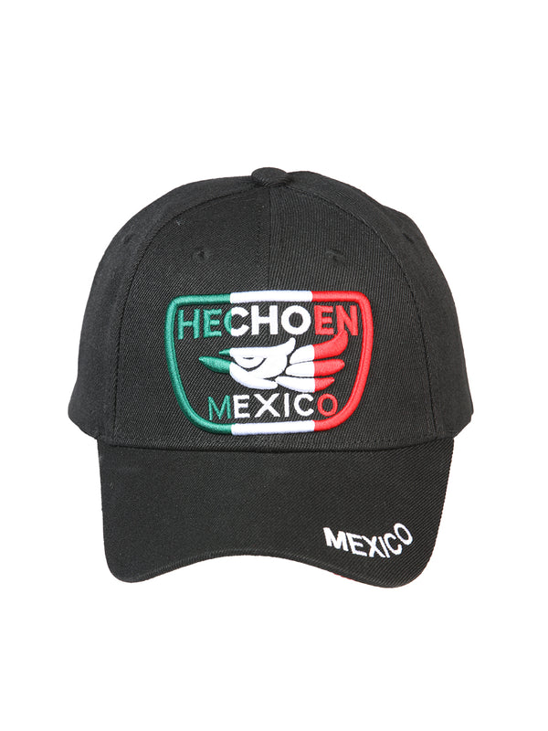 Sombrero Vaquero de Hombre El General en Tela Color Negro/Tricolor 44373