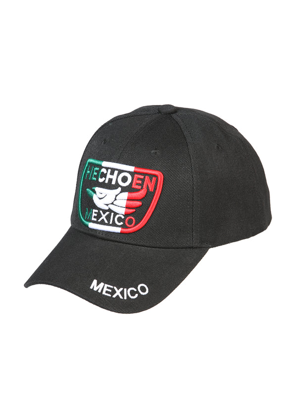 Sombrero Vaquero de Hombre El General en Tela Color Negro/Tricolor 44373