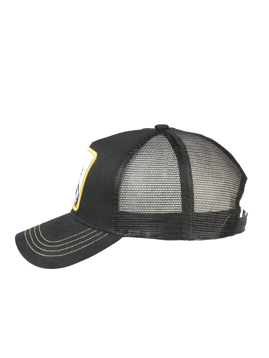 Sombrero Vaquero de Hombre El General en Tela Color Negro/Amarillo 44374