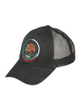 Sombrero Vaquero de Hombre El General México-escudo en Tela Color Negro/Tricolor 44375