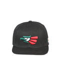 Sombrero Vaquero de Hombre El General en Tela Color Negro/Tricolor 44376