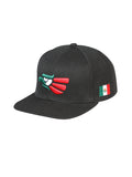 Sombrero Vaquero de Hombre El General en Tela Color Negro/Tricolor 44376