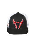 Sombrero Vaquero de Hombre El General en Tela Color Negro/Blanco 44377