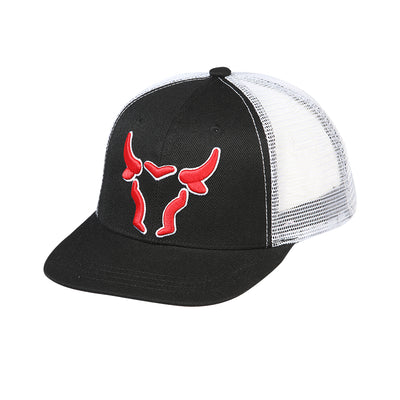 Gorra El General Bull Tela Negro/blanco 44377