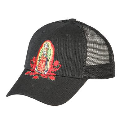 Gorra El General Virgen Tela Negro 44380