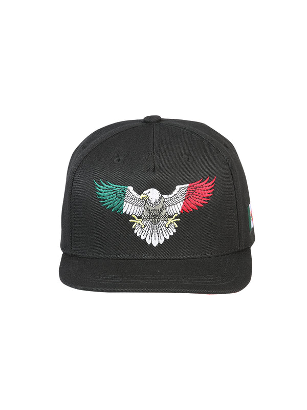 Sombrero Vaquero de Hombre El General en Tela Color Negro/Tricolor 44382