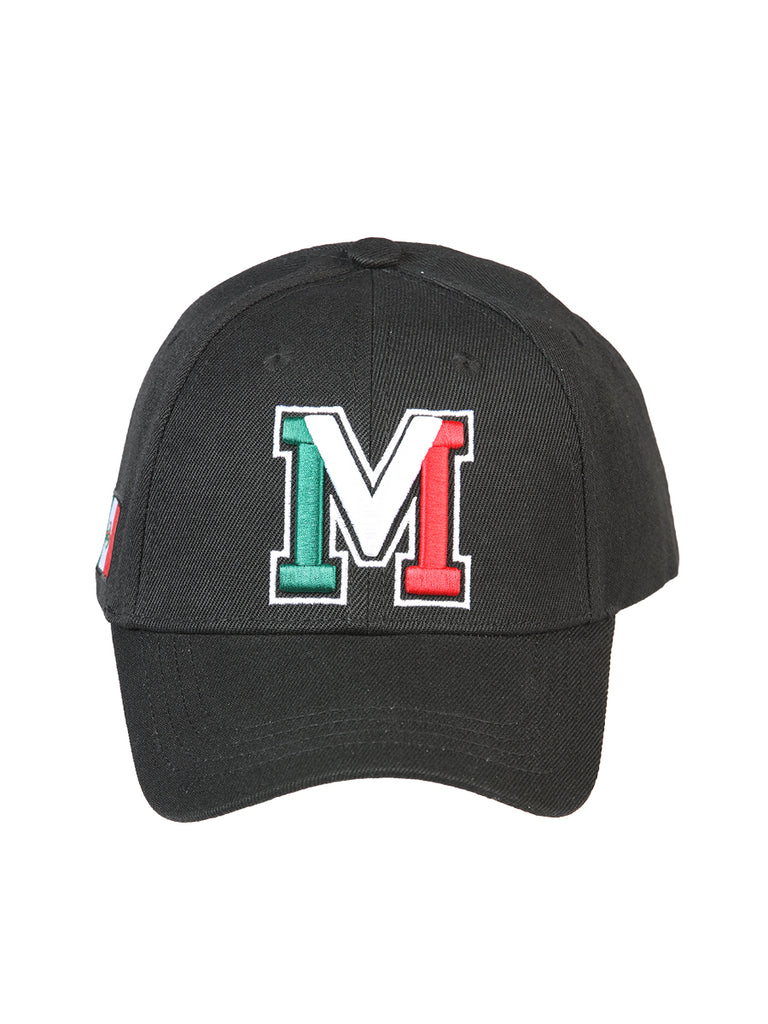 Sombrero Vaquero de Hombre El General en Tela Color Negro/Tricolor 44384