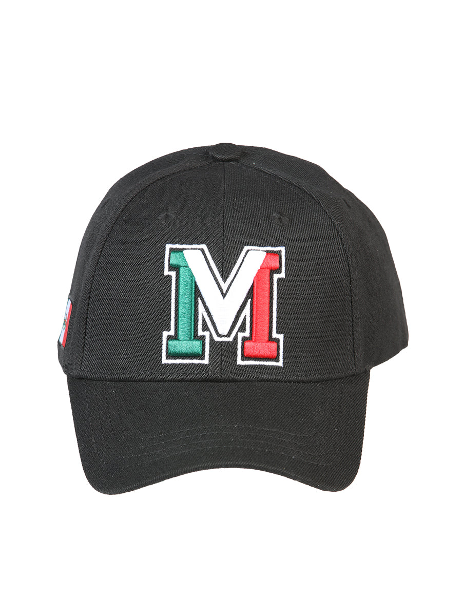 Sombrero Vaquero de Hombre El General en Tela Color Negro/Tricolor 44384