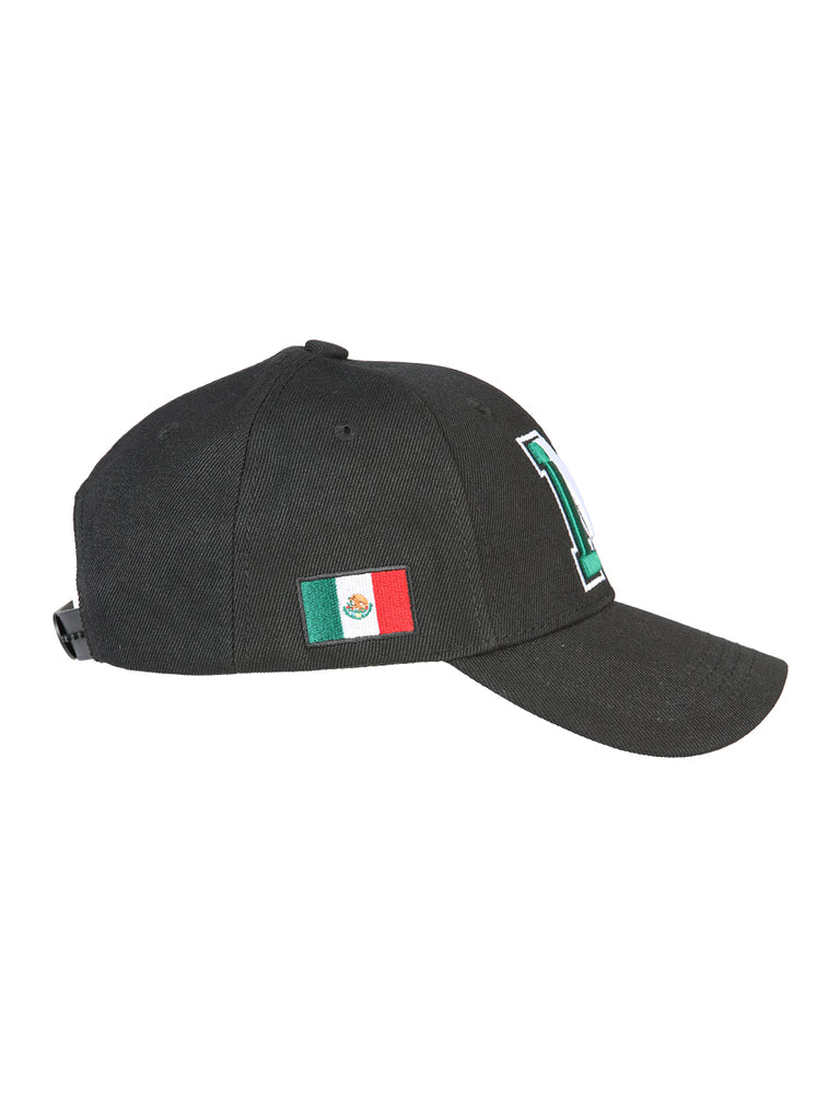 Sombrero Vaquero de Hombre El General en Tela Color Negro/Tricolor 44384