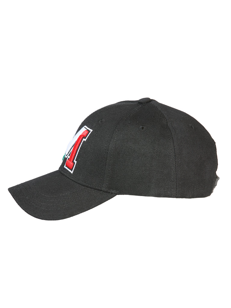 Sombrero Vaquero de Hombre El General en Tela Color Negro/Tricolor 44384