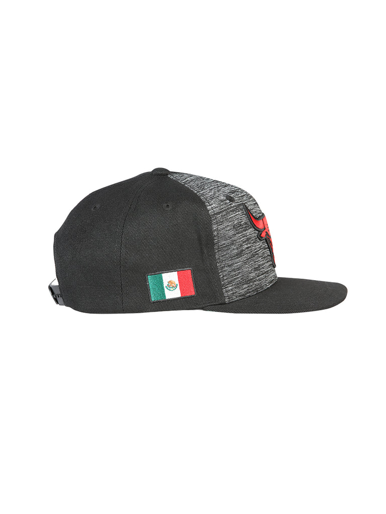 Sombrero Vaquero de Hombre El General en Tela Color Negro/Rojo 44391
