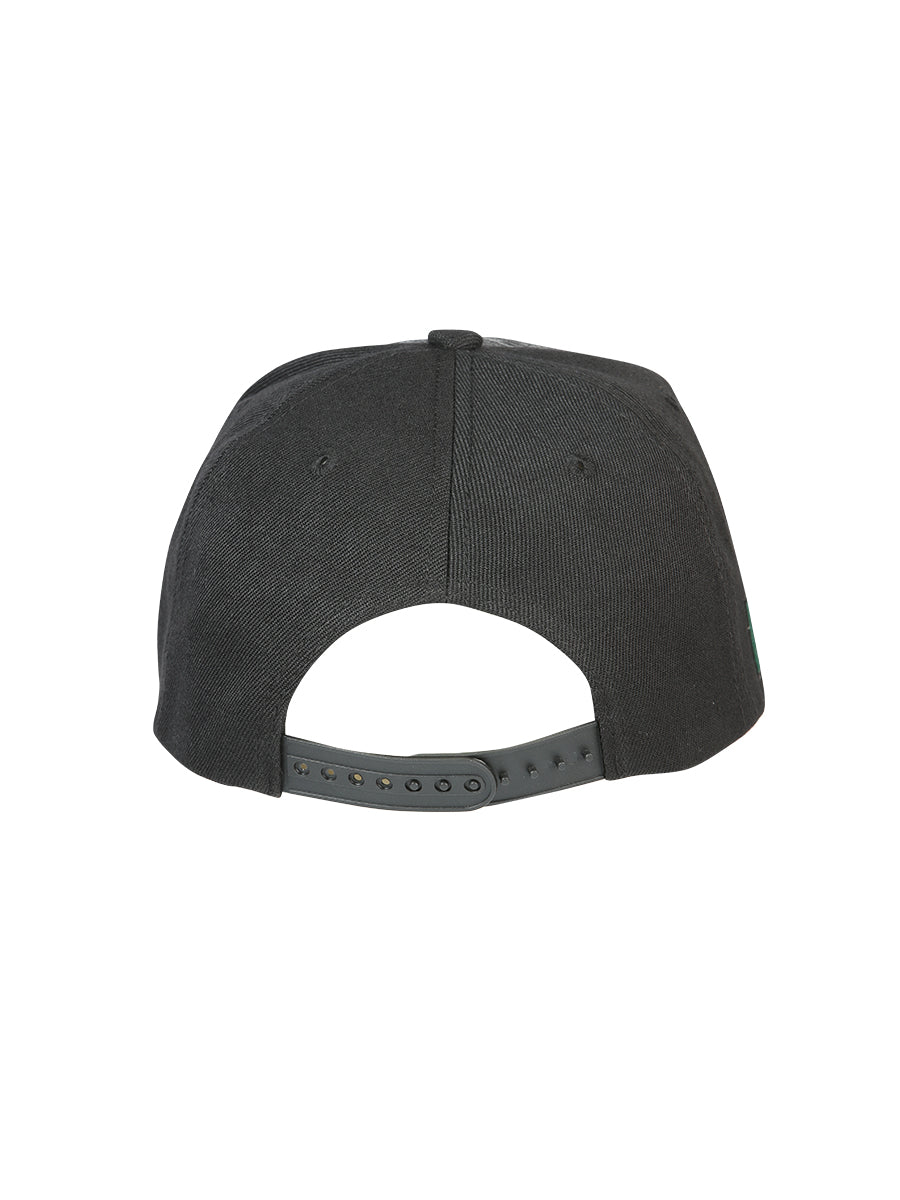 Sombrero Vaquero de Hombre El General en Tela Color Negro/Rojo 44391