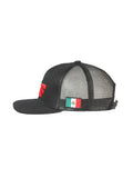 Sombrero Vaquero de Hombre El General en Tela Color Negro/Tricolor 44392