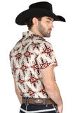 Camisa Vaquera de Hombre El Señor de los Cielos Manga Larga Casual en 97% Algodón 3% Lycra 44448