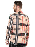 Camisa Vaquera de Hombre El Señor de los Cielos Manga Larga Casual en 97% Poliéster 3% Spandex Color Khaki 44599