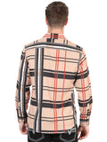 Camisa Vaquera de Hombre El Señor de los Cielos Manga Larga Casual en 97% Poliéster 3% Spandex Color Khaki 44599