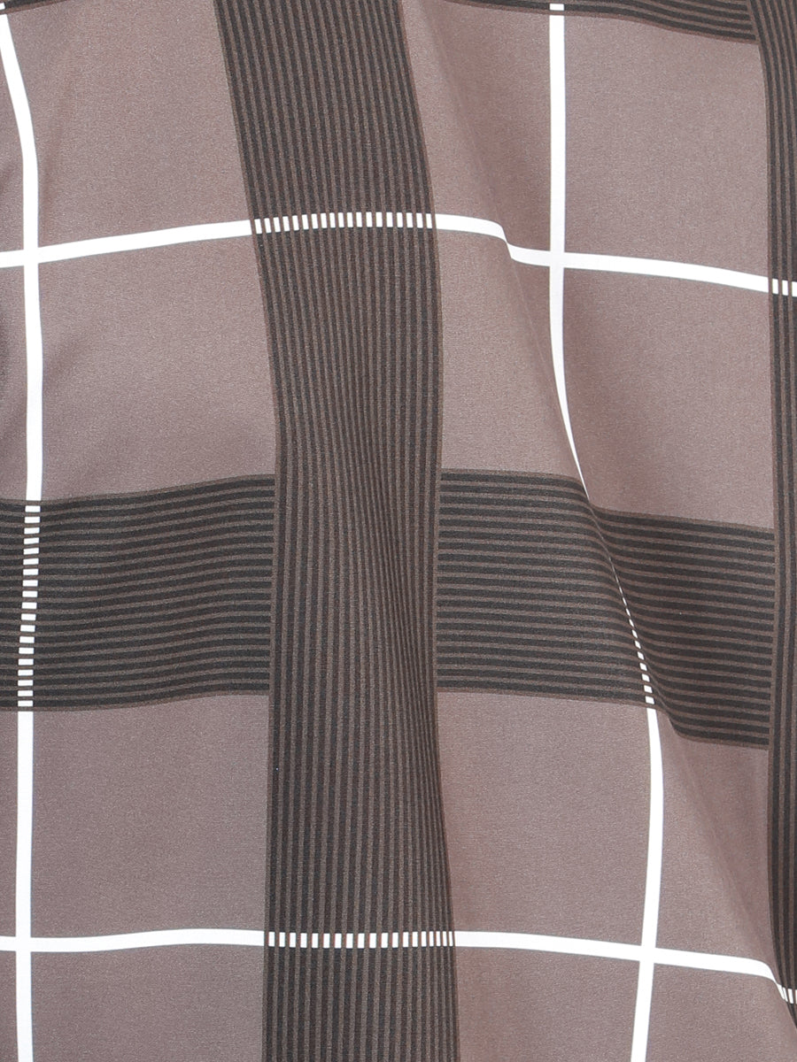 Camisa Vaquera de Hombre El Señor de los Cielos Manga Larga Casual en 97% Poliéster 3% Spandex Color Gris 44602