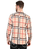 Camisa Vaquera de Hombre El Señor de los Cielos Manga Larga Casual en 97% Poliéster 3% Spandex Color Khaki 44604