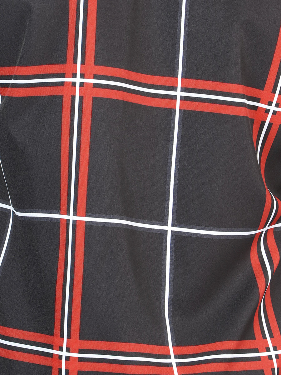 Camisa Vaquera de Hombre El Señor de los Cielos Manga Larga Casual en 97% Poliéster 3% Spandex Color Negro 44605